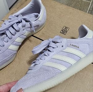 Adidas Samba Shoes - Light Purple